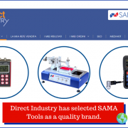 Direct Industry has selected SAMA Tools as a quality brand