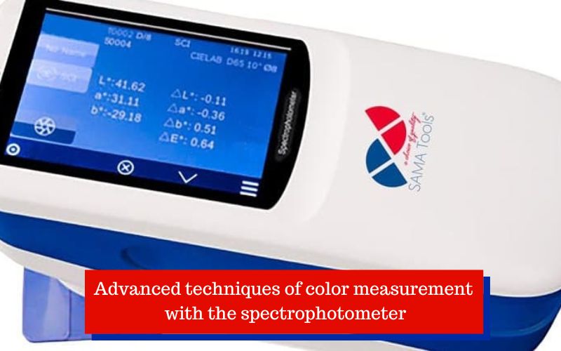 Advanced techniques of color measurement with the spectrophotometer