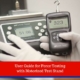 User Guide for Force Testing with Motorized Test Stand